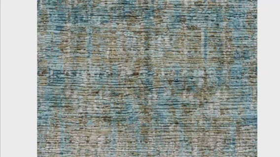 15512 Modern Designer Rug Ocean Silk hand knotted