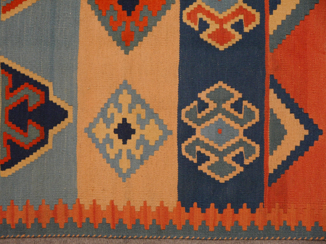 qashqai kilim rug 7 x 5 ft 13177