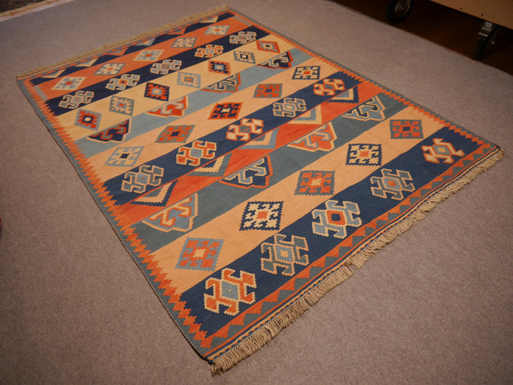 Kelim Qashqai Gashgai Teppich 208 x 152 cm