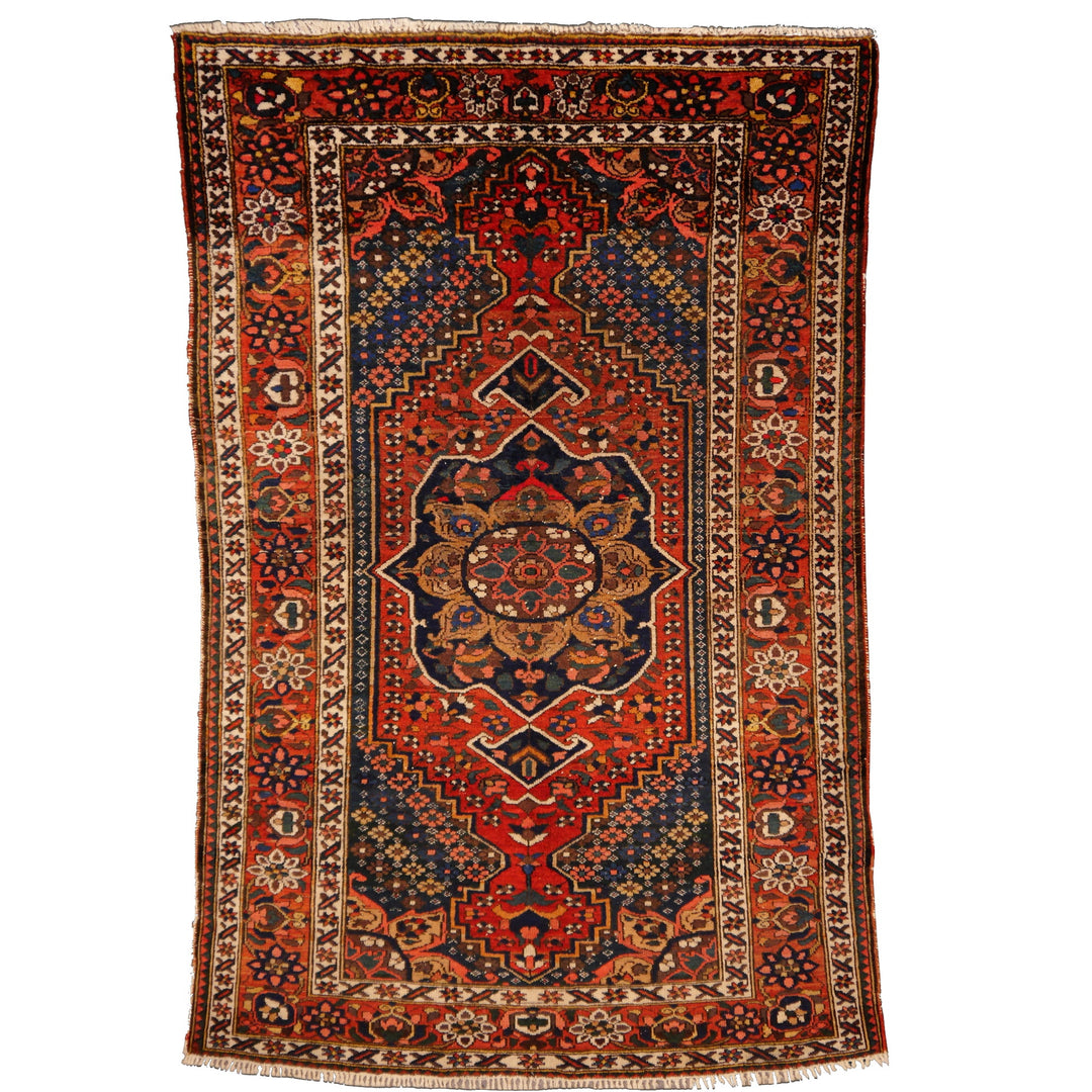 Bakhitar rug vintage 6.7 x 4.4 ft