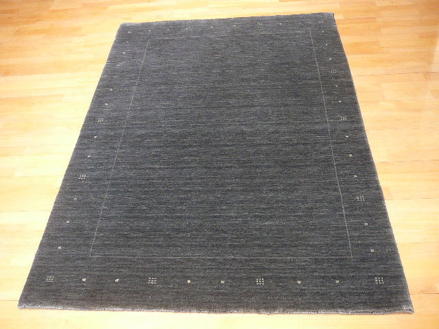 Loribaft Loom 4 x 6 ft Modern Designer Rug charcoal