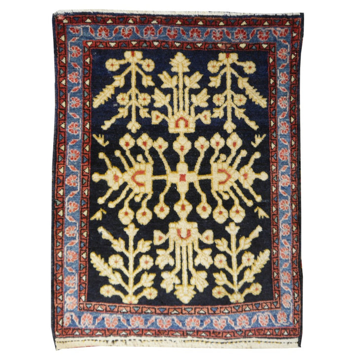 Jozan Souf Antique rug - collectors item 2.5 x 2 ft for sale