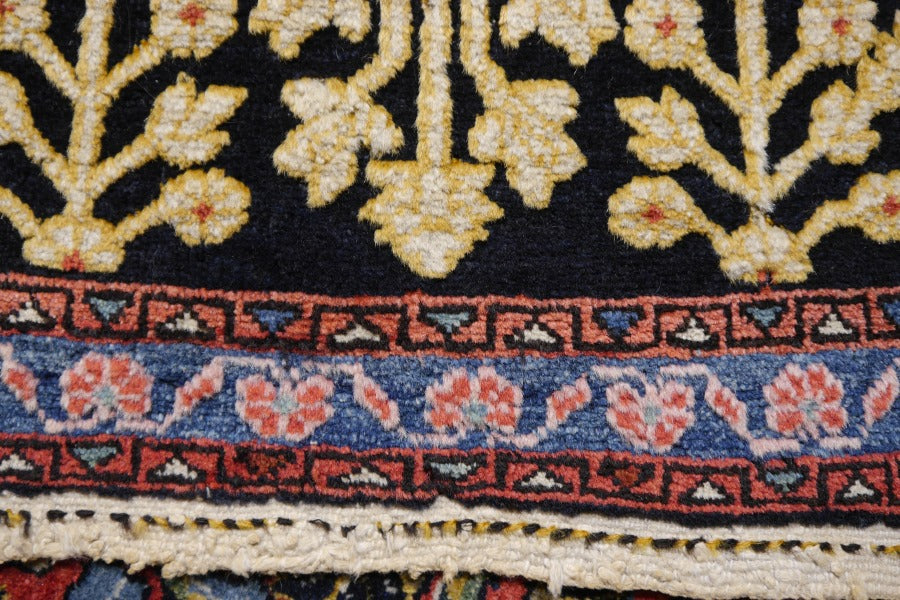 Jozan Souf Antique rug - collectors item 2.5 x 2 ft for sale