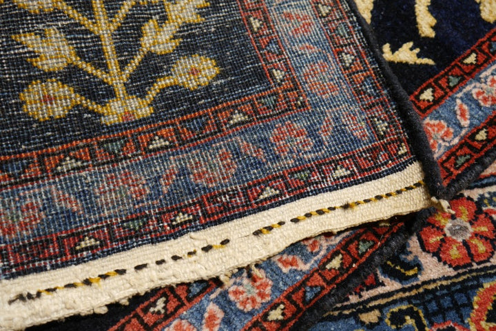 Jozan Souf Antique rug - collectors item 2.5 x 2 ft for sale