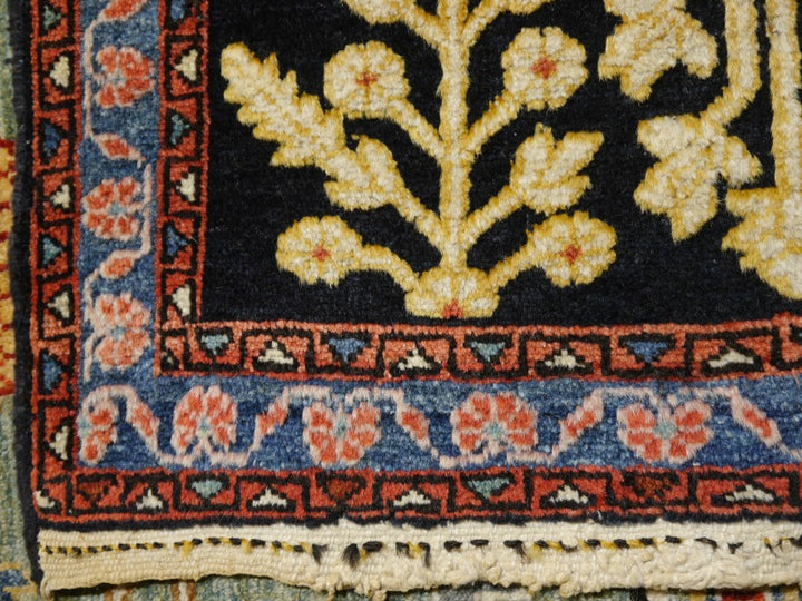 Jozan Souf Antique rug - collectors item 2.5 x 2 ft for sale