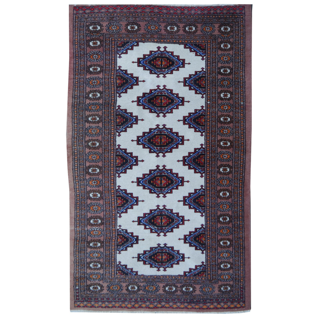 Bokhara vintage rug 5.3 x 3.2 ft - 156 x 95 cm