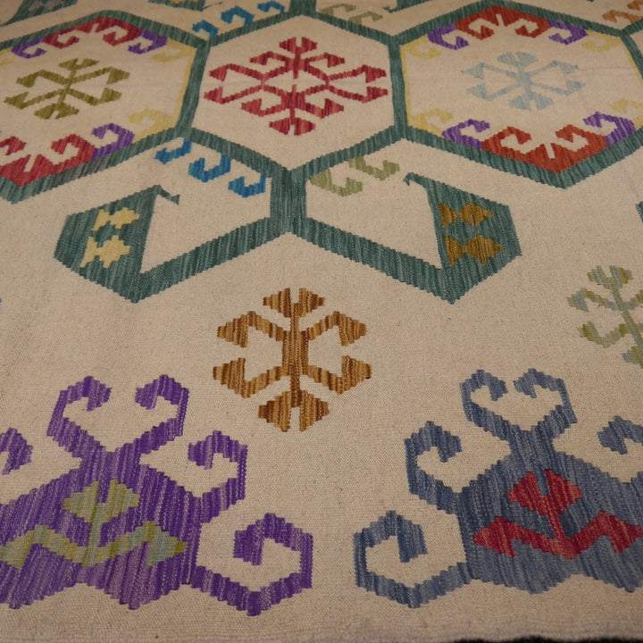 Kilim Rug 8 x 11 ft Arijana hand woven