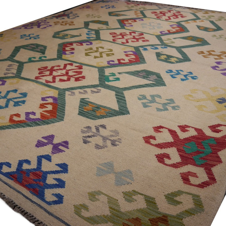 Kilim Rug 8 x 11 ft Arijana hand woven