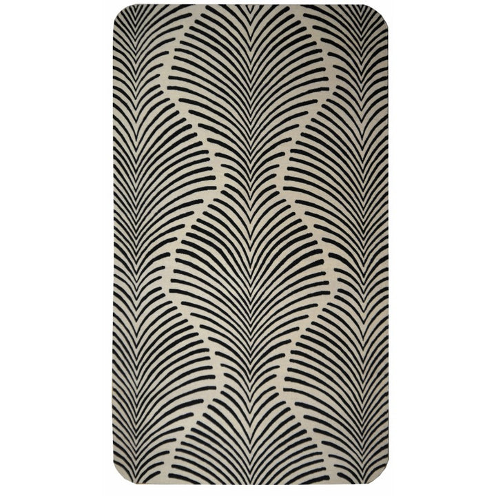 Art Deco Design Zebra Rug hand-knotted wool