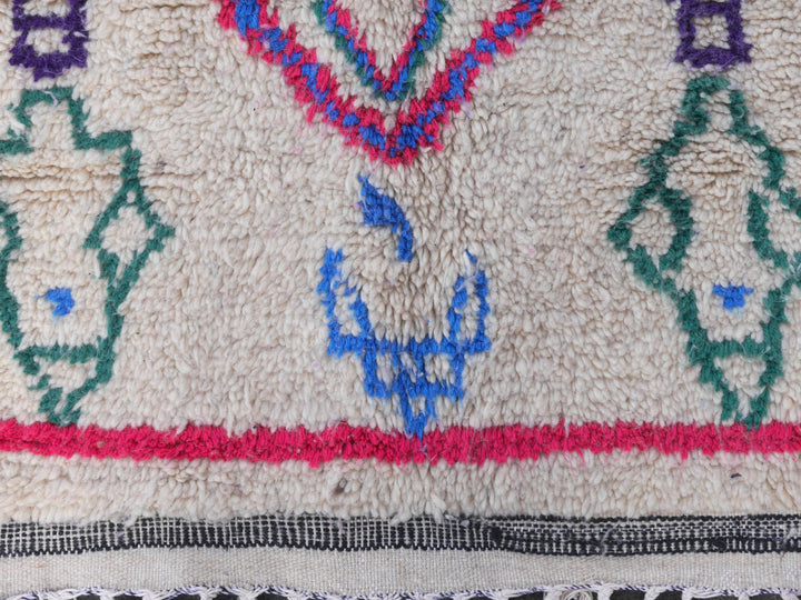 Azilal Berber rug Morocco 7.6 x 4.8 ft Moroccan carpet