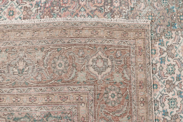 11’5 x 8’2 Classic Vintage Rug Muted Red Beige, Red, Green & Brown
