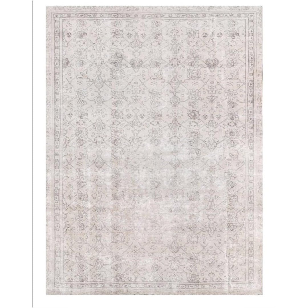 Tabriz Vintage Rug Muted Beige