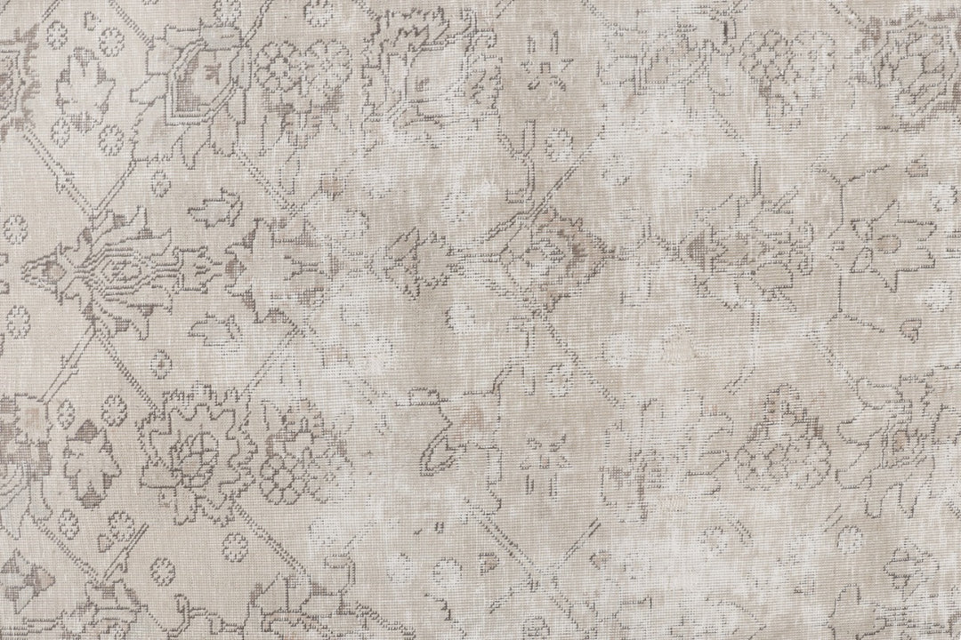 Tabriz Vintage Rug Muted Beige