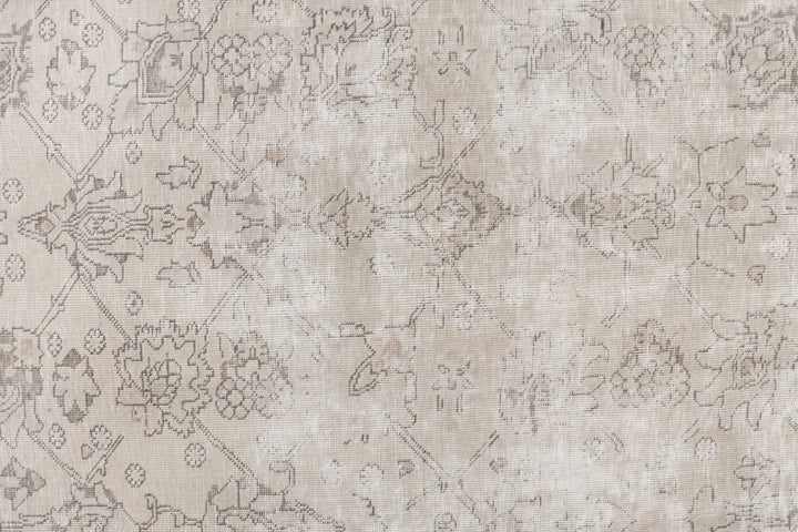 Tabriz Vintage Rug Muted Beige