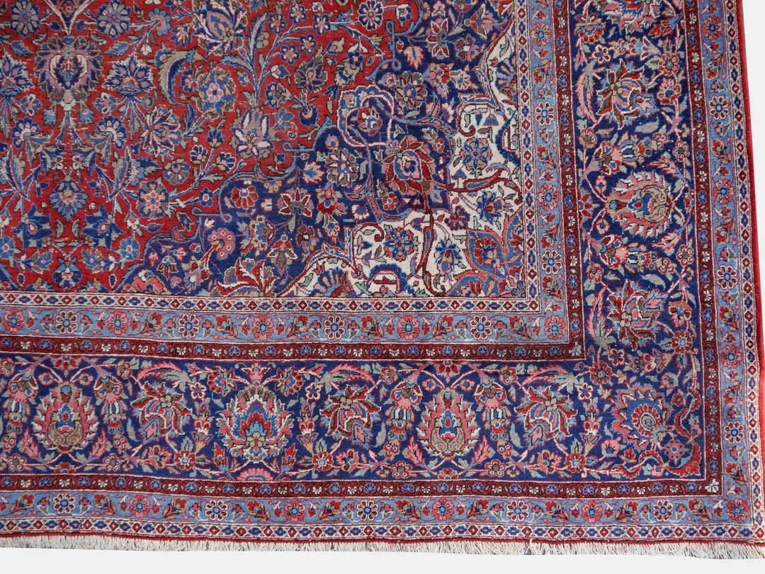 Kashan antique oversize rug 18 x 11 ft