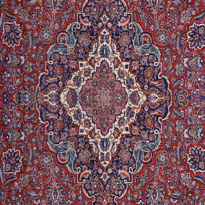 Kashan antique oversize rug 18 x 11 ft
