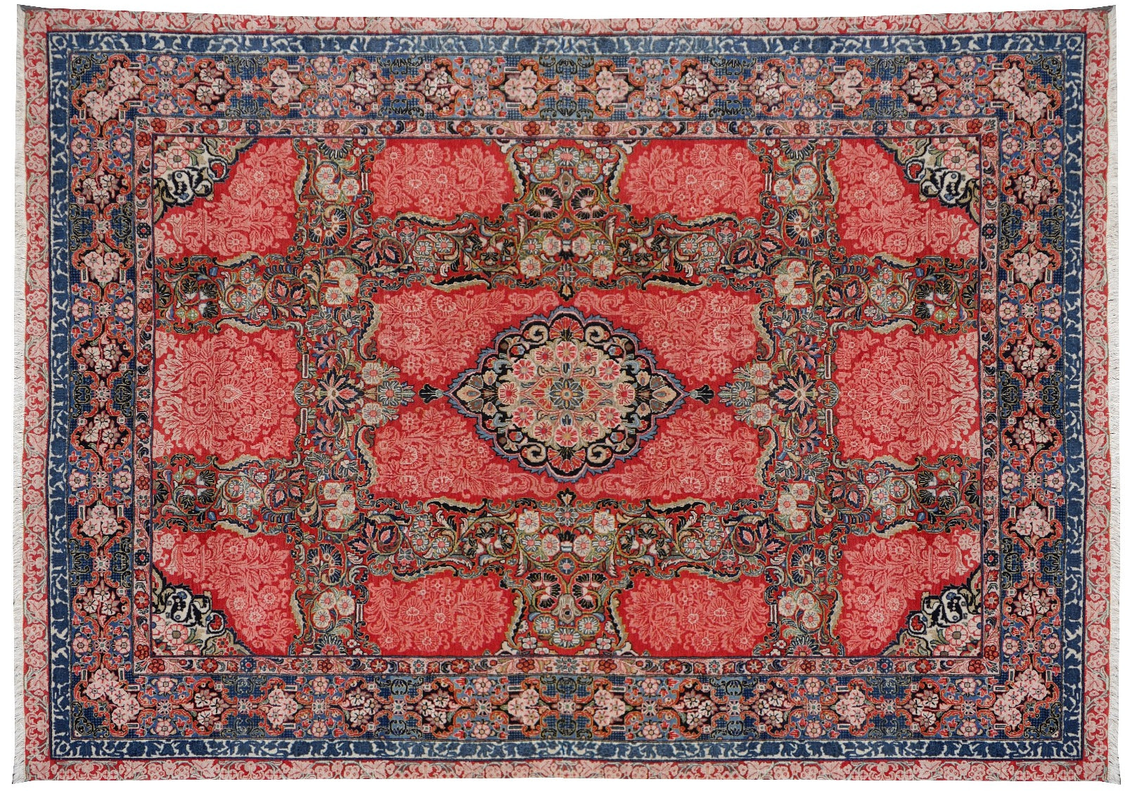 Sarouk room size antique persian rug