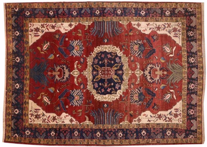 Heriz Serapi Vintage Antique Persian Rug