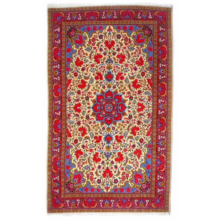 Bidjar Teppich Rosenbidjar Sherkat handgeknüpft Wolle 257 x 154 cm 08431