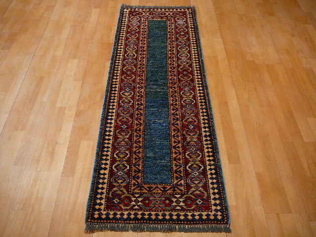 Kazak Talsih Rug from Afghanistan 2x6 ft hand-knotted 11892