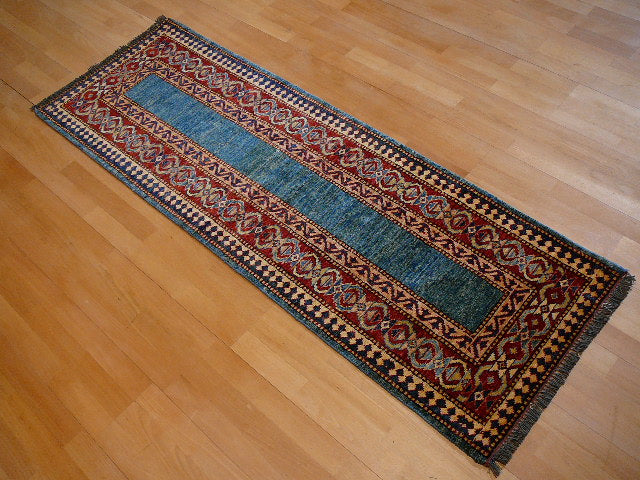 Kazak Talsih Rug from Afghanistan 2x6 ft hand-knotted 11892
