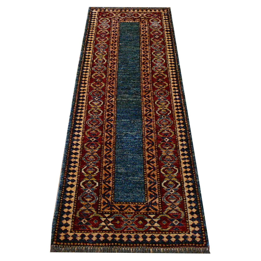 Kazak Talsih Rug from Afghanistan 2x6 ft hand-knotted 11892