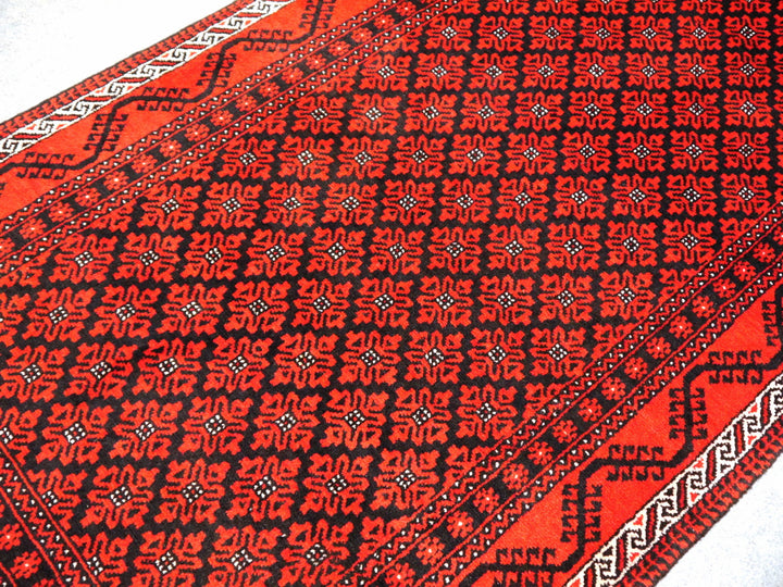 12671 Baluchi rug hand-knotted in Afghanistan, Belutsch Teppich handgeknüpft,Tapis Balouch