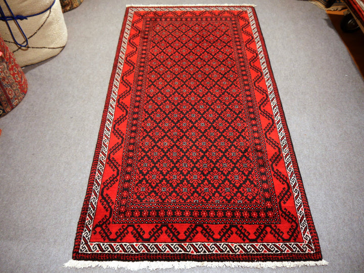 12671 Baluchi rug hand-knotted in Afghanistan, Belutsch Teppich handgeknüpft,Tapis Balouch