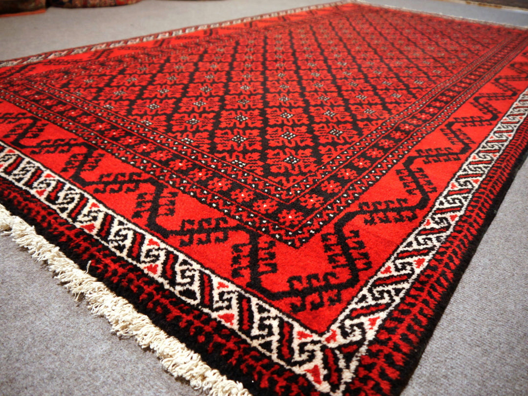 12671 Baluchi rug hand-knotted in Afghanistan, Belutsch Teppich handgeknüpft,Tapis Balouch