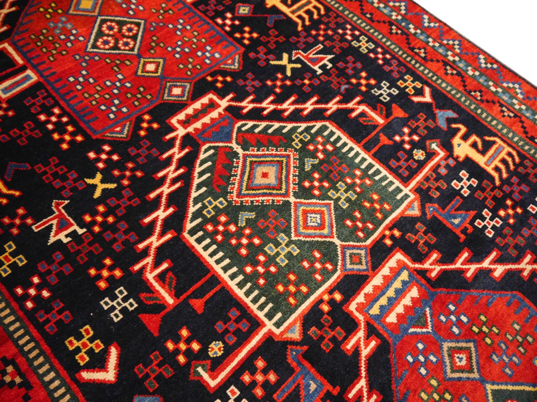 Loribaft Aghamiri Persian tribal rug 13357 — detail 2
