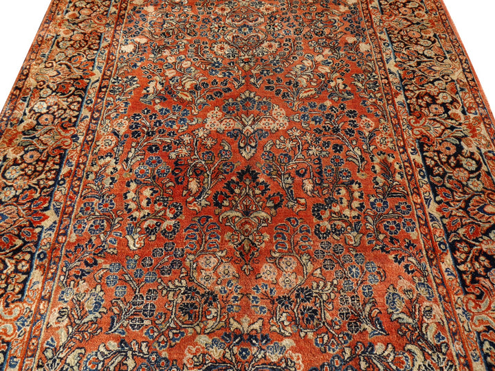 Sarouk antique rug 12 x 6 ft / 365 x 186 cm 13710 Persian Rug US Re-import Tapis persan Teppich