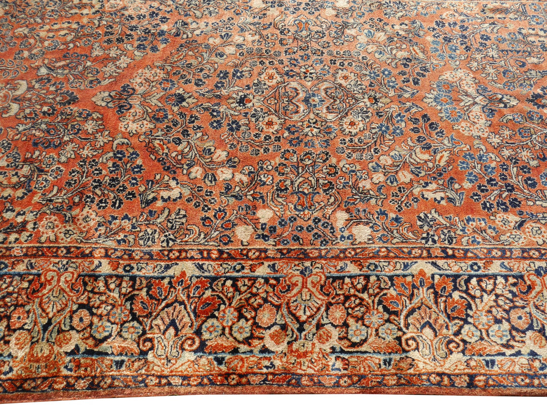 Sarouk antique rug 12 x 6 ft / 365 x 186 cm 13710 Persian Rug US Re-import Tapis persan Teppich