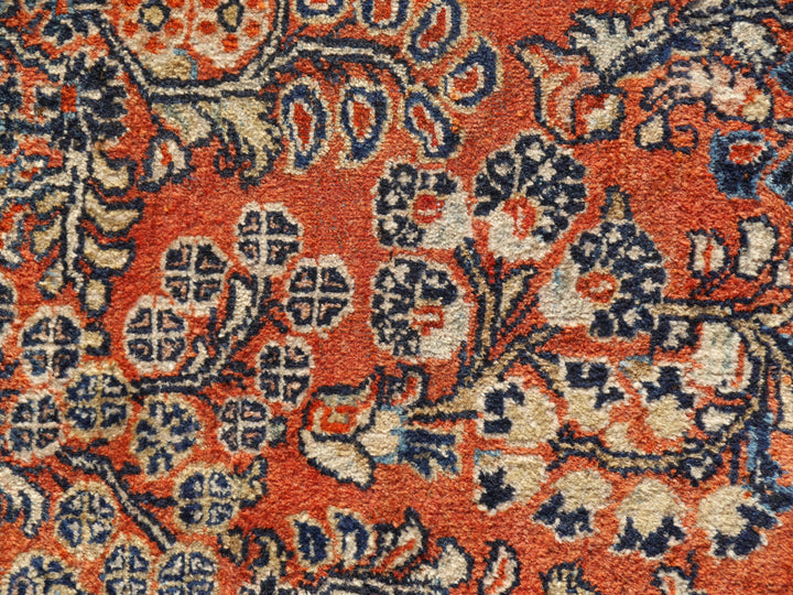 Sarouk antique rug 12 x 6 ft / 365 x 186 cm 13710 Persian Rug US Re-import Tapis persan Teppich