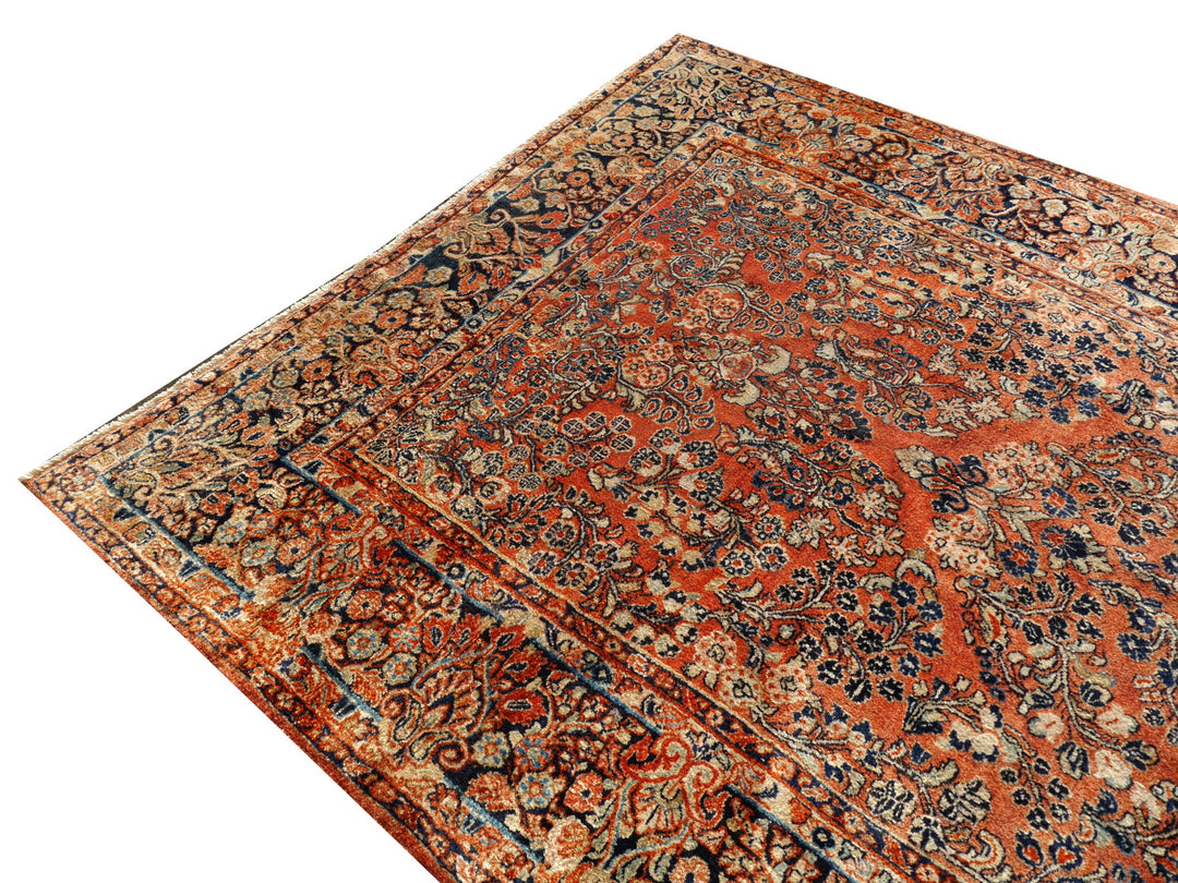 Sarouk antique rug 12 x 6 ft / 365 x 186 cm 13710 Persian Rug US Re-import Tapis persan Teppich