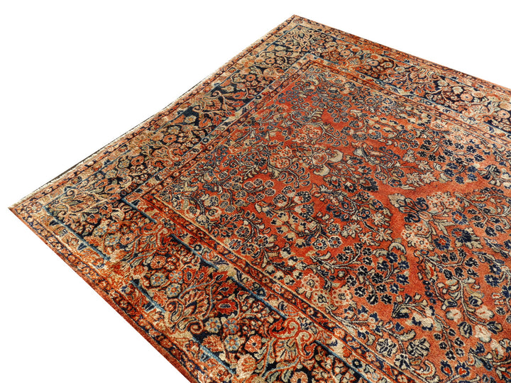 Sarouk antique rug 12 x 6 ft / 365 x 186 cm 13710 Persian Rug US Re-import Tapis persan Teppich