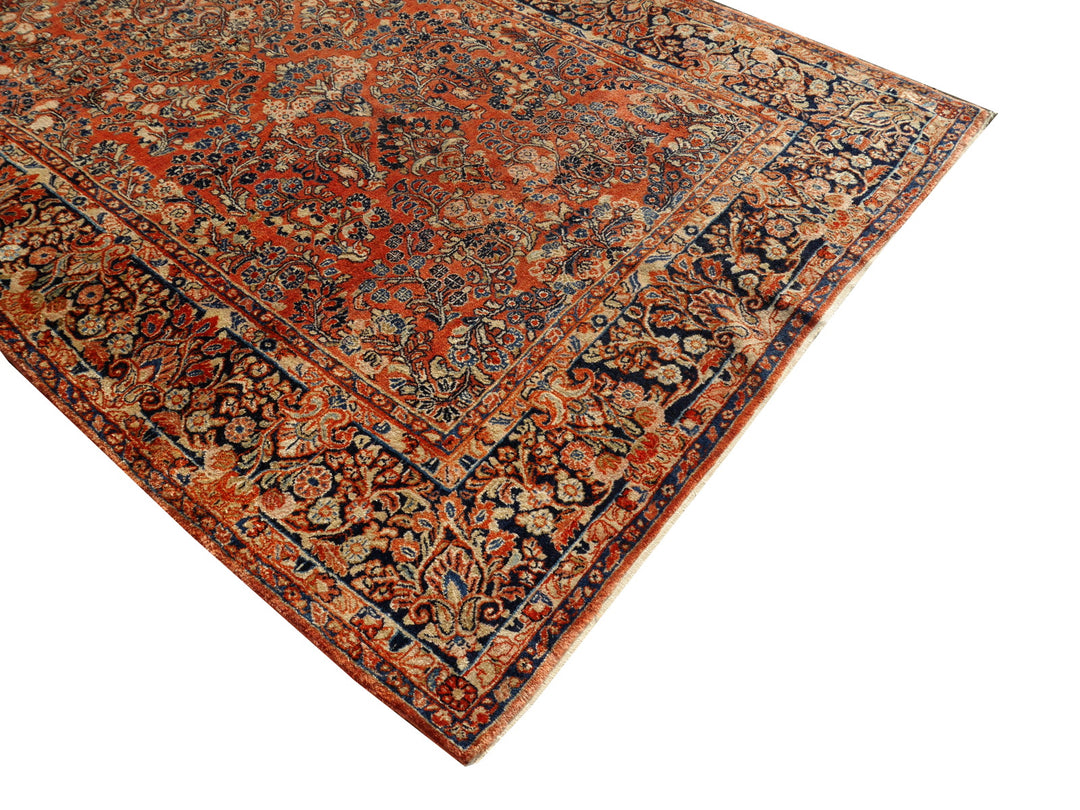 Sarouk antique rug 12 x 6 ft / 365 x 186 cm 13710 Persian Rug US Re-import Tapis persan Teppich