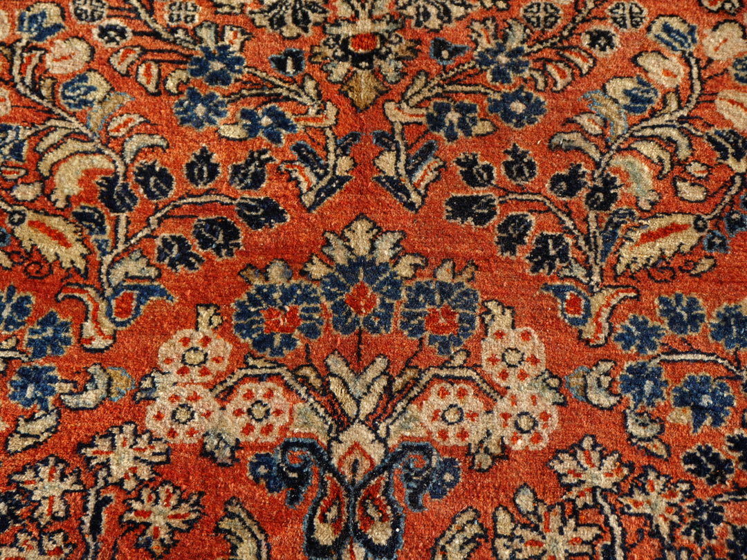 Sarouk antique rug 12 x 6 ft / 365 x 186 cm 13710 Persian Rug US Re-import Tapis persan Teppich