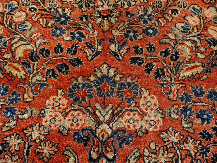 Sarouk antique rug 12 x 6 ft / 365 x 186 cm 13710 Persian Rug US Re-import Tapis persan Teppich