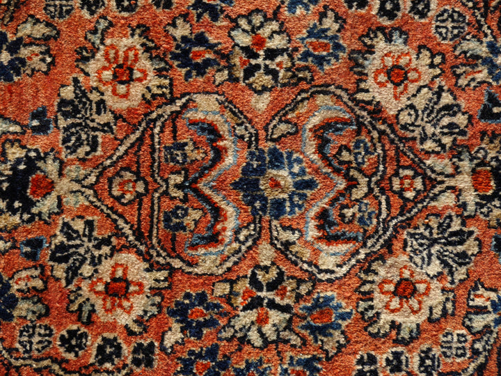 Sarouk antique rug 12 x 6 ft / 365 x 186 cm 13710 Persian Rug US Re-import Tapis persan Teppich