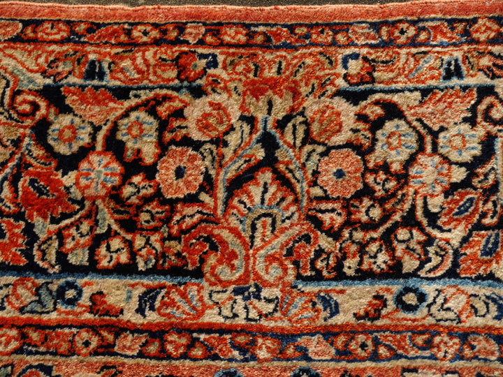 Sarouk antique rug 12 x 6 ft / 365 x 186 cm 13710 Persian Rug US Re-import Tapis persan Teppich