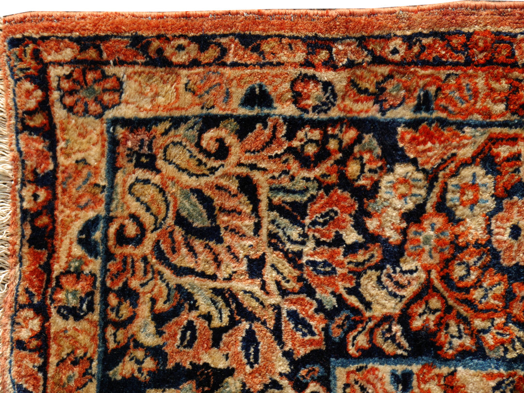 Sarouk antique rug 12 x 6 ft / 365 x 186 cm 13710 Persian Rug US Re-import Tapis persan Teppich