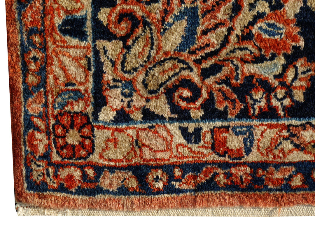 Sarouk antique rug 12 x 6 ft / 365 x 186 cm 13710 Persian Rug US Re-import Tapis persan Teppich