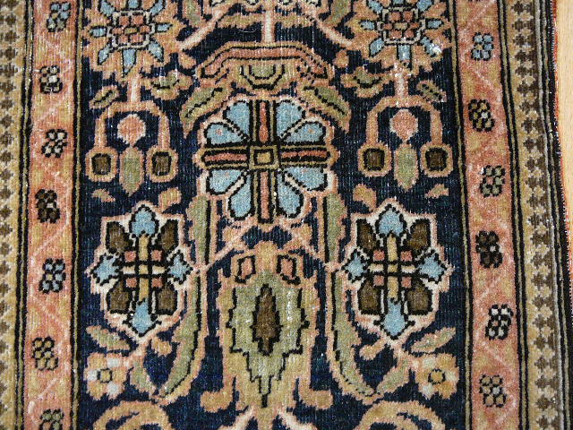 Mohtasham Kashan antique fine rug 1875-1900