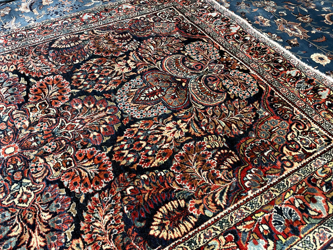 Sarough alt antik Teppich US Re-Import Perserteppich 200 x 130 cm Djoharian Collection 14018 handgeknüpft Sarouk Mahal