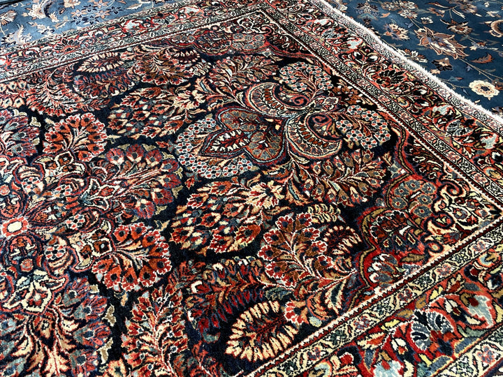 Sarough alt antik Teppich US Re-Import Perserteppich 200 x 130 cm Djoharian Collection 14018 handgeknüpft Sarouk Mahal