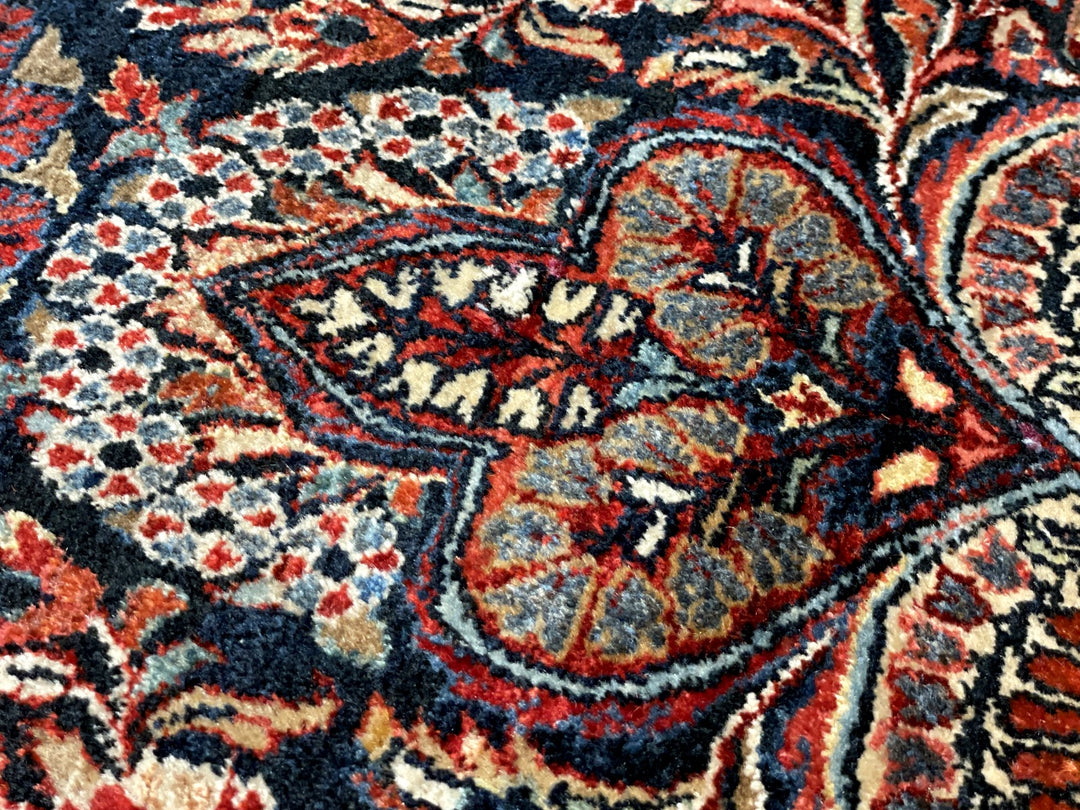 Sarough alt antik Teppich US Re-Import Perserteppich 200 x 130 cm Djoharian Collection 14018 handgeknüpft Sarouk Mahal