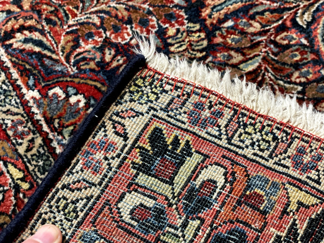 Sarough alt antik Teppich US Re-Import Perserteppich 200 x 130 cm Djoharian Collection 14018 handgeknüpft Sarouk Mahal