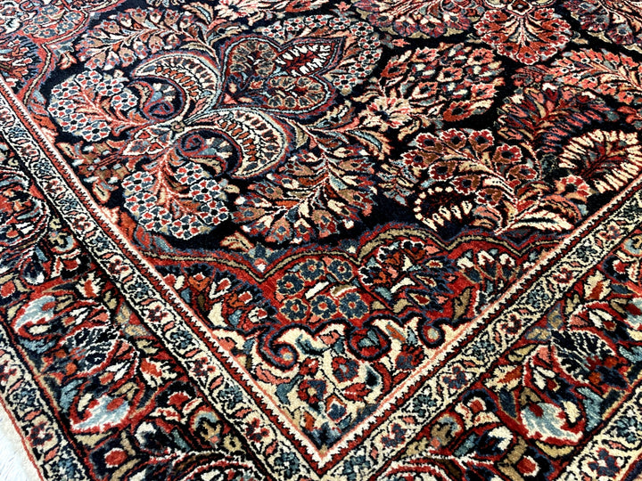 Sarough alt antik Teppich US Re-Import Perserteppich 200 x 130 cm Djoharian Collection 14018 handgeknüpft Sarouk Mahal