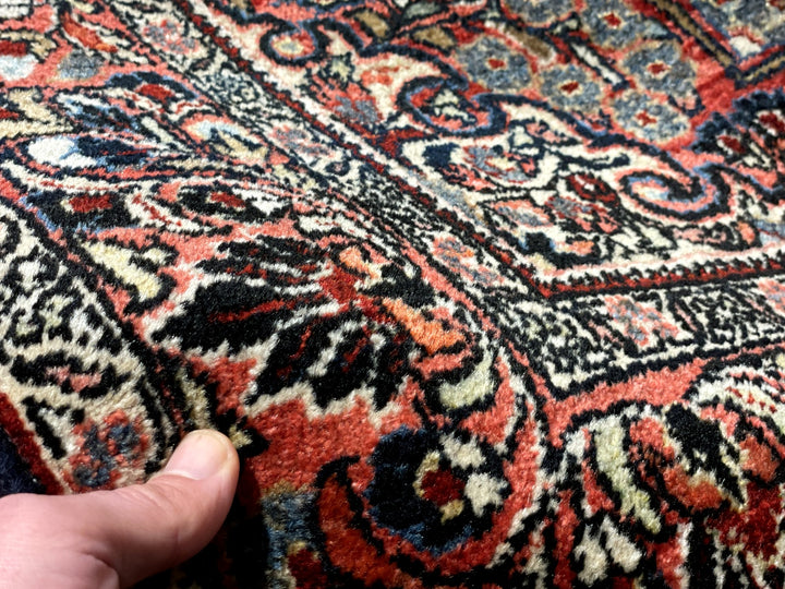 Sarough alt antik Teppich US Re-Import Perserteppich 200 x 130 cm Djoharian Collection 14018 handgeknüpft Sarouk Mahal