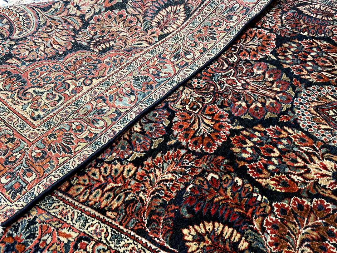 Sarough alt antik Teppich US Re-Import Perserteppich 200 x 130 cm Djoharian Collection 14018 handgeknüpft Sarouk Mahal